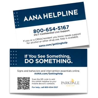 AANA Helpline Card - transparent