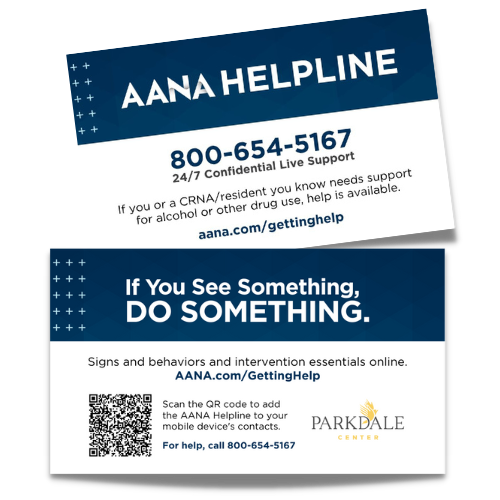 AANA Helpline Card - transparent