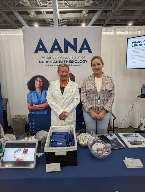 Left to right Melissa Croad, CRNA and Ohio Rep. Kellie Deeter, CRNA