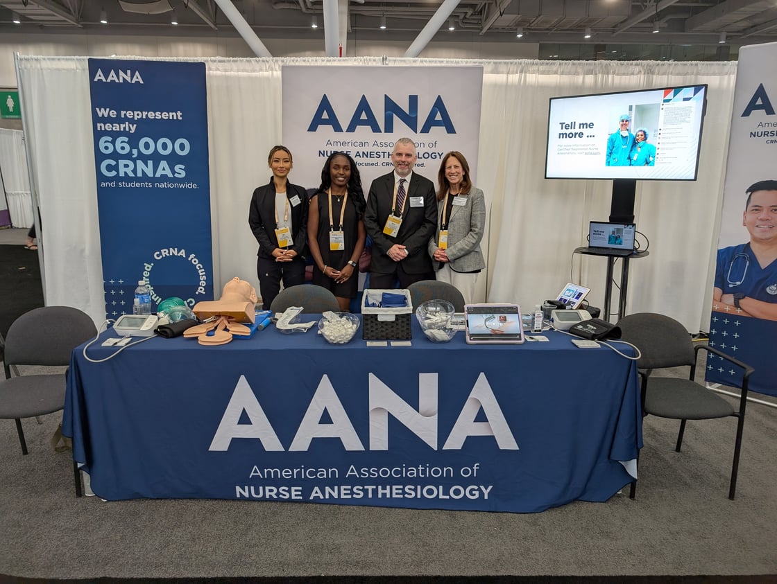 Left to right Min Penny, RRNA; Faith Koroma-Coker, RRNA; Glenn Colassi, CRNA; Sarah Fredriksson, CRNA (2)